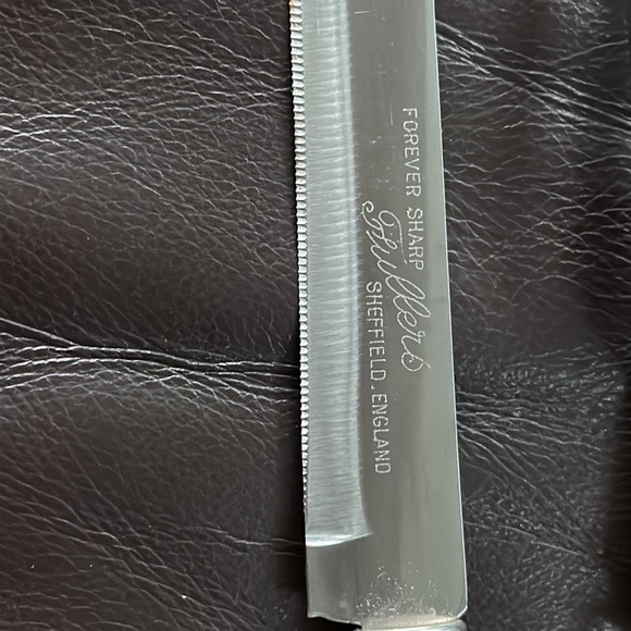 Set Of Two Sheffield England Stainless Steel Hollow Ground Knife And Fork 🍴 - Picture 2 of 5